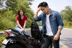Penyebab Aki Motor Tekor Padahal Baru dan Solusinya