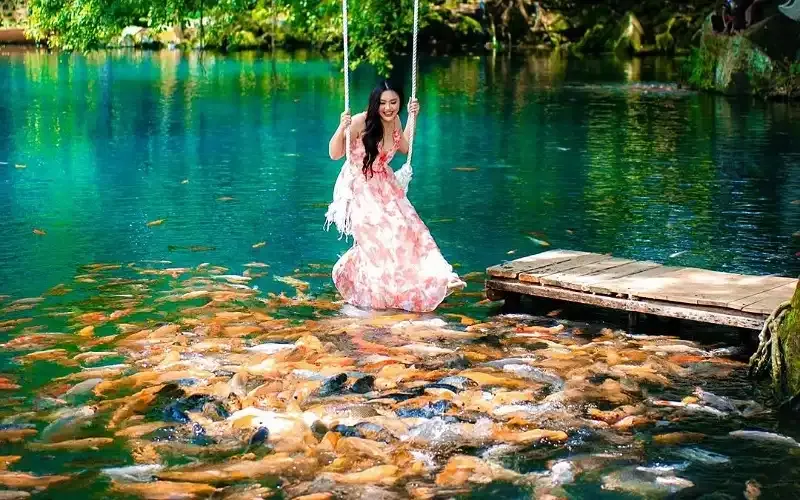 Telaga Biru Cicerem Kuningan